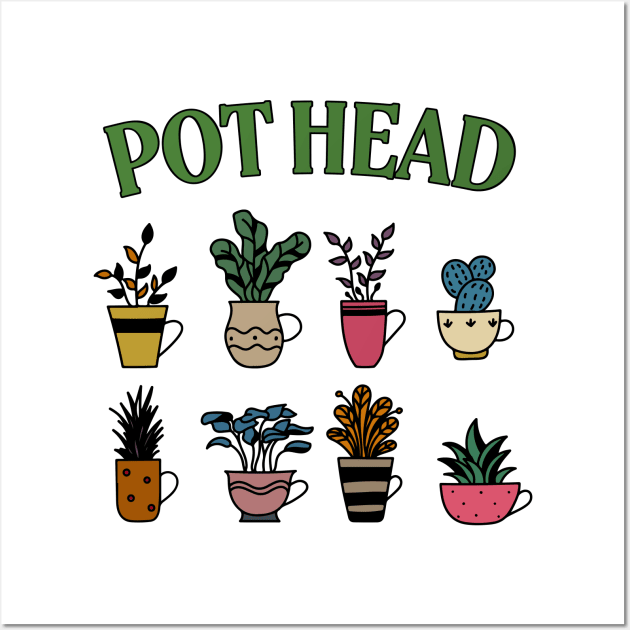 Pot Head Wall Art by Darlinjack